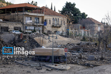 Israel regime's strikes on Lebanon's ancient city of Baalbek