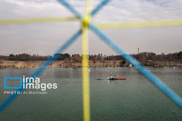 Sprint kayak championships in Tehran