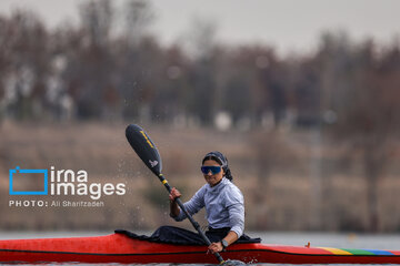 Sprint kayak championships in Tehran