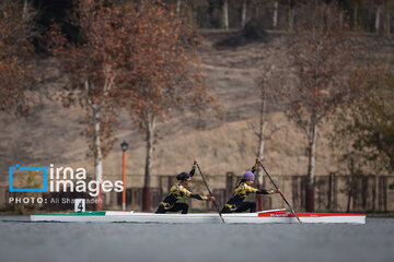 Sprint kayak championships in Tehran