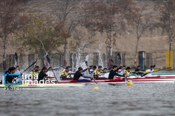 Sprint kayak championships in Tehran