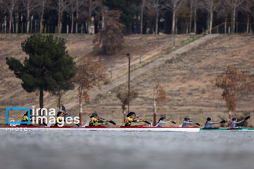 Sprint kayak championships in Tehran