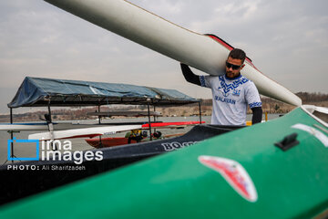 Sprint kayak championships in Tehran