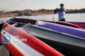 Sprint kayak championships in Tehran