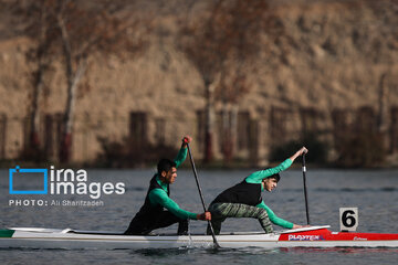 Sprint kayak championships in Tehran