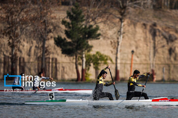 Sprint kayak championships in Tehran