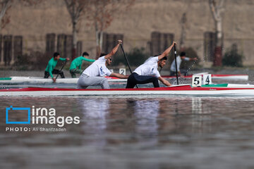 Sprint kayak championships in Tehran