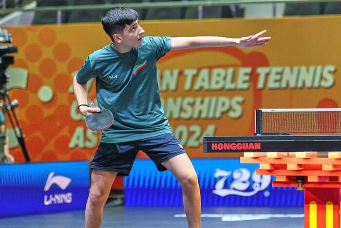 فارس، رکورددار سهمیه در اردوی تیم ملی پینگپنگ نوجوانان پسر