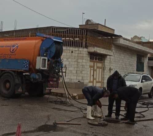 رفع ۷۰ مورد انسداد شبکه و انشعاب فاضلاب در دزفول