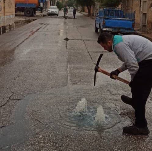 رفع ۷۰ مورد انسداد شبکه و انشعاب فاضلاب در دزفول