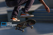 In-line skating competitions in northern Tehran