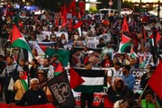 Mexicanos se reúnen frente a la embajada de EEUU para protestar contra el régimen de Israel