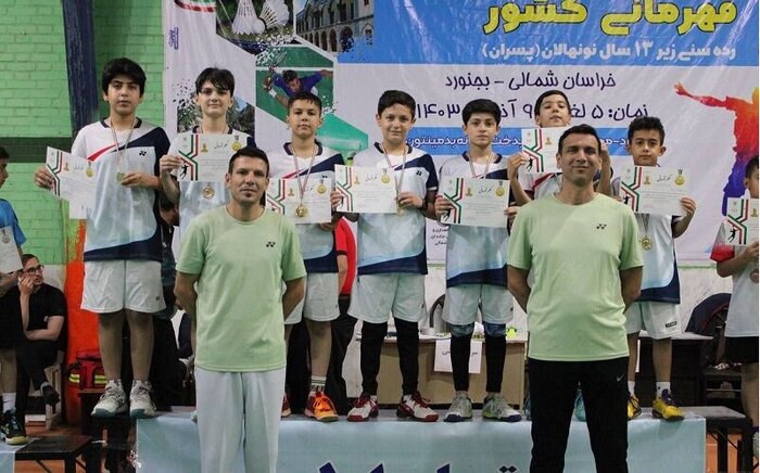 نونهالان در راهند؛ منتظر آینده درخشان بدمینتون خراسانشمالی باشید