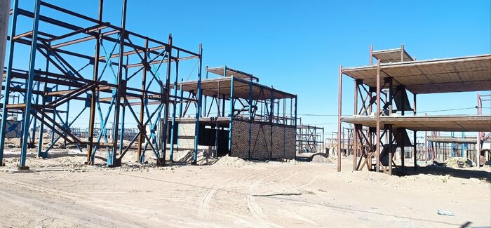 اسکلت بندی و ایجاد سقف برای ۴۱۹ واحد مسکونی نهضت ملی تایباد به پایان رسید