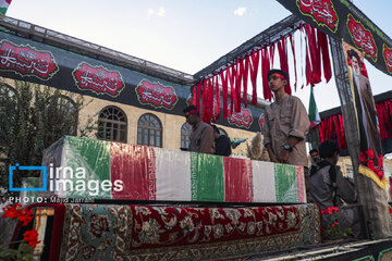 Welcoming ceremony for anonymous martyrs in Iran’s Yazd