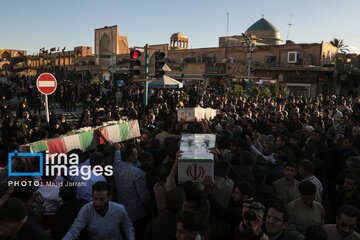 Welcoming ceremony for anonymous martyrs in Iran’s Yazd