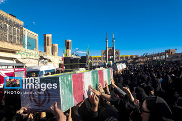 Welcoming ceremony for anonymous martyrs in Iran’s Yazd