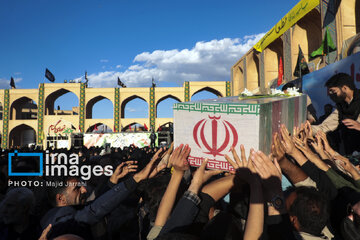 Welcoming ceremony for anonymous martyrs in Iran’s Yazd