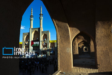 Welcoming ceremony for anonymous martyrs in Iran’s Yazd