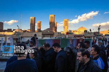 Welcoming ceremony for anonymous martyrs in Iran’s Yazd