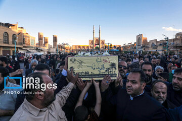 Welcoming ceremony for anonymous martyrs in Iran’s Yazd