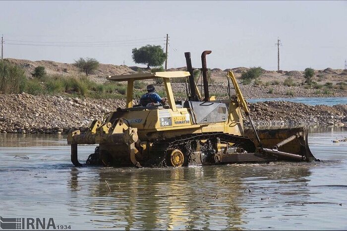 ۶۶ کیلومتر از نقاط حادثهخیز رودخانههای مازندران لایروبی شد