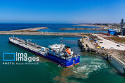 Le Port Anzali au nord d'Iran