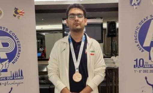 کسب نخستین مدال کاروان ایران در بازیهای آسیایی ناشنوایان؛ رحمتپور برنز گرفت