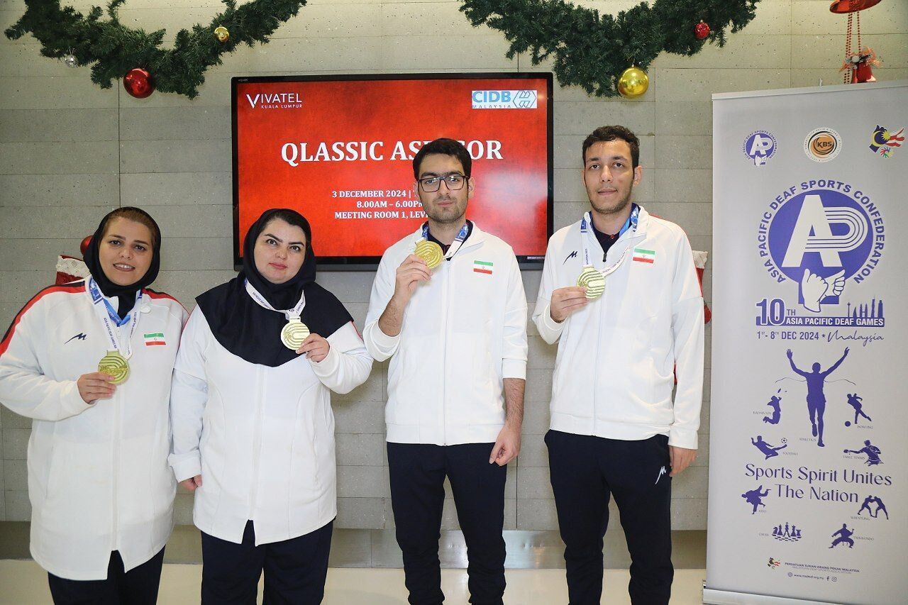 La selección iraní de ajedrez consigue medalla de oro en Juegos Asiáticos para Sordos