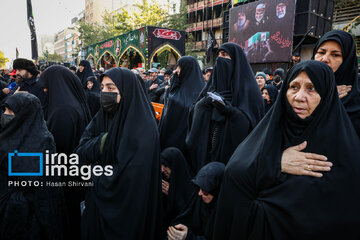 Funeral procession of anonymous martyrs in Tehran