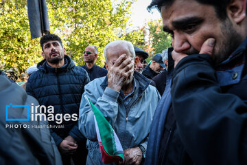 Funeral procession of anonymous martyrs in Tehran