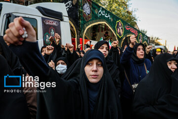 Funeral procession of anonymous martyrs in Tehran