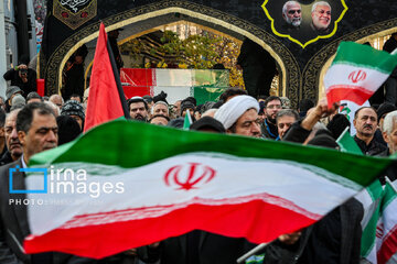 Funeral procession of anonymous martyrs in Tehran