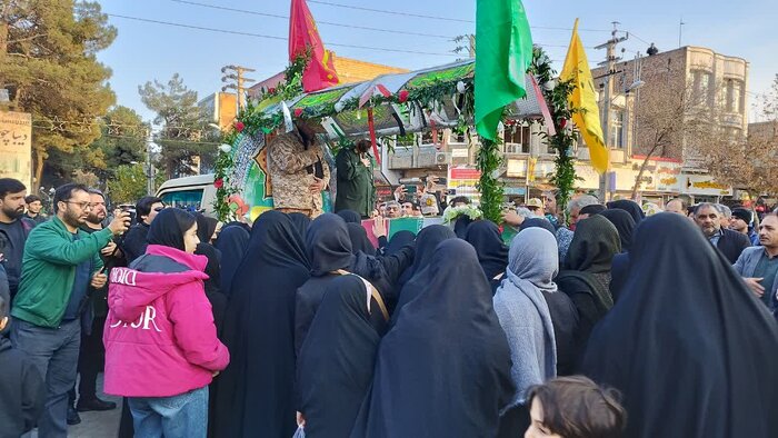 پاییز پارس آباد به یمن قدوم شهید گمنام بهاری شد