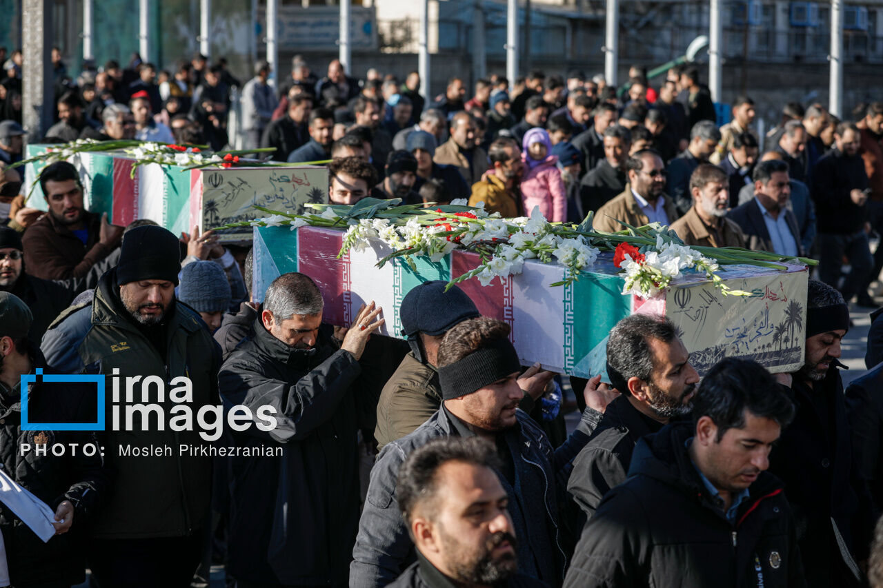 مجاهدان گمنام در آغوش سرزمین مجاهدتهای خاموش آرام گرفتند+فیلم