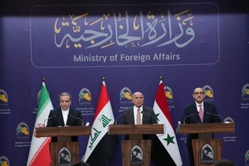 Les ministres iranien, irakien et syrien des A.E. insistent sur la préservation de la souveraineté et de l'indépendance de la Syrie