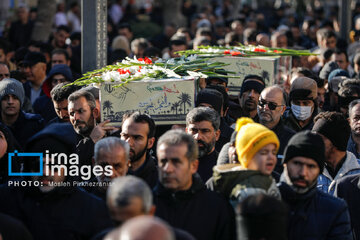 Iranians bid farewell to 300 anonymous martyrs across Iran