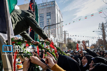 Iranians bid farewell to 300 anonymous martyrs across Iran