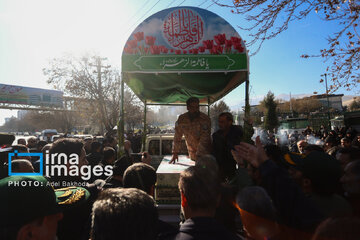 Iranians bid farewell to 300 anonymous martyrs across Iran