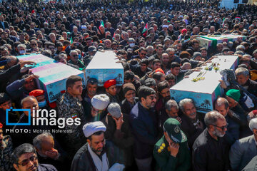 Iranians bid farewell to 300 anonymous martyrs across Iran