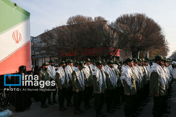 Iranians bid farewell to 300 anonymous martyrs across Iran