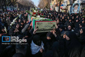 Iranians bid farewell to 300 anonymous martyrs across Iran