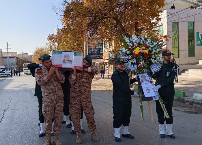 پیکر شهید «عباسی چقازردی» در کرمانشاه تشییع و خاکسپاری شد