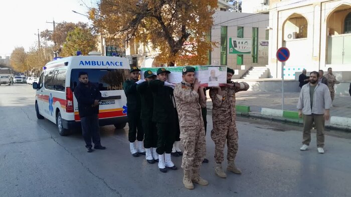 پیکر شهید «عباسی چقازردی» در کرمانشاه تشییع و خاکسپاری شد