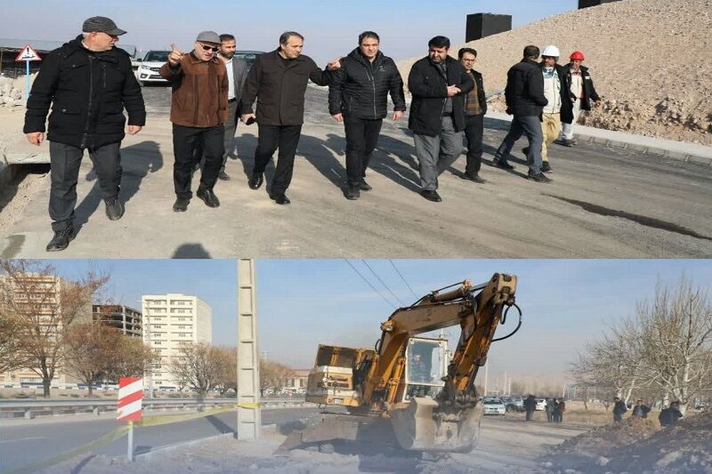 عملیات اجرای رینگ آبی شرق تبریز آغاز شد عملیات اجرای رینگ آبی شرق تبریز آغاز شد