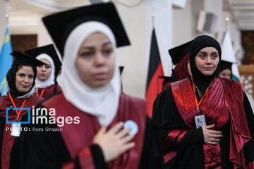 Graduation ceremony of non-Iranian students in Iran