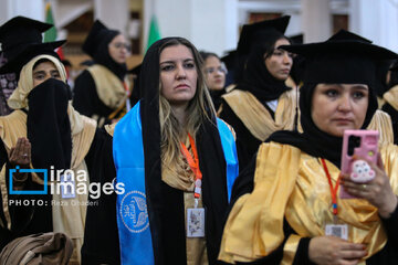 Graduation ceremony of non-Iranian students in Iran