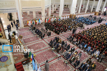 Graduation ceremony of non-Iranian students in Iran