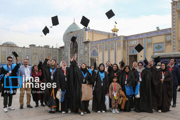 Graduation ceremony of non-Iranian students in Iran