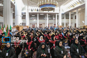 Graduation ceremony of non-Iranian students in Iran